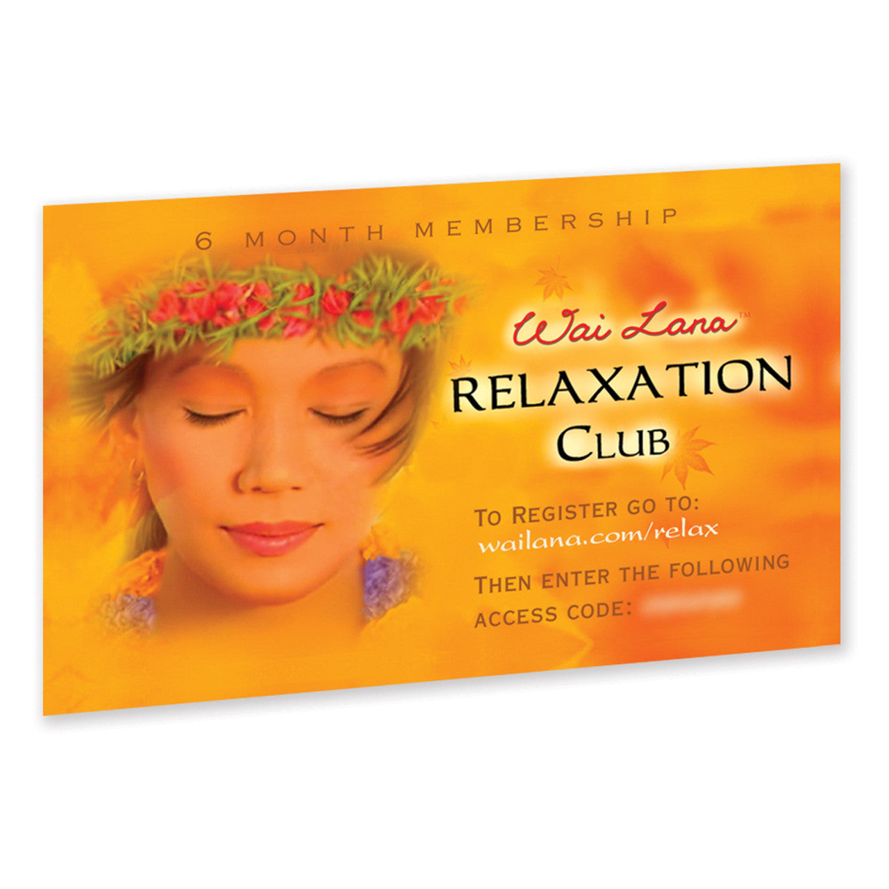 yoga fitness: Wai Lana Relaxation Club membership card