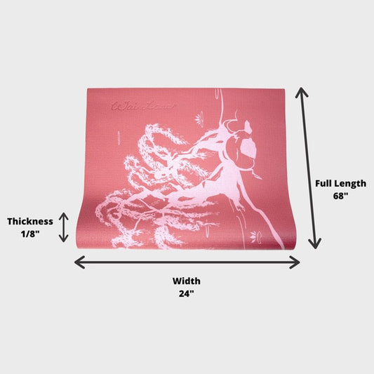 yoga mat 3.5mm x 68" length willow tree